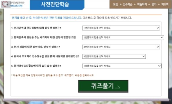환자경험관리와 서비스디자인