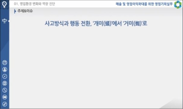 매출 및 영업이익확대를 위한 영업기획실무